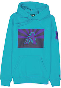 New Era Arizona Diamondbacks Mens Teal City Connect Fashion Hood