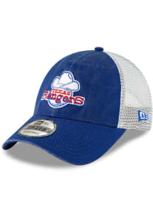 New Era Texas Rangers Cooperstown Trucker 9FORTY Adjustable Hat - Blue