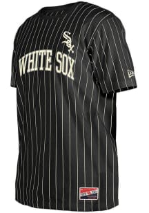 New Era Chicago White Sox Black Throwback Short Sleeve Fashion T Shirt