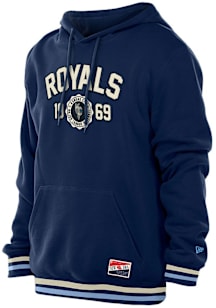 New Era Kansas City Royals Mens Navy Blue Throwback Fashion Hood