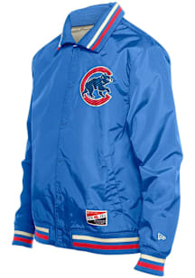 New Era Chicago Cubs Mens Blue Throwback Light Weight Jacket