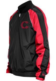 New Era Cincinnati Reds Mens Black Leisure Pullover Jackets