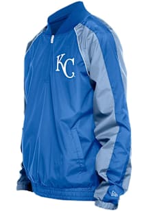 New Era Kansas City Royals Mens Blue Leisure Pullover Jackets