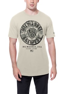 New Era Milwaukee Brewers White Armed Forces Day Short Sleeve T Shirt