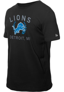 New Era Detroit Lions Black 2025 NFL Draft Short Sleeve T Shirt