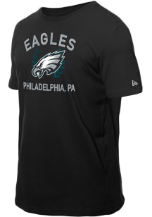 New Era Philadelphia Eagles Black 2025 NFL Draft Short Sleeve T Shirt