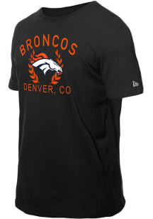 New Era Denver Broncos Black 2025 NFL Draft Short Sleeve T Shirt