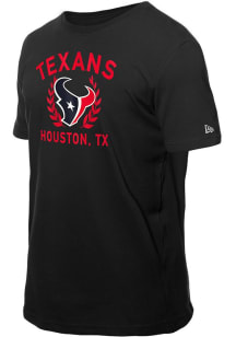 New Era Houston Texans Black 2025 NFL Draft Short Sleeve T Shirt