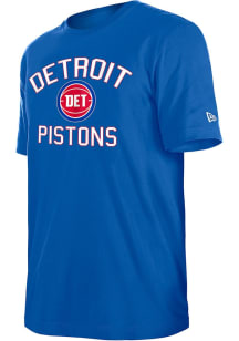 New Era Detroit Pistons Blue Heart and Soul Short Sleeve T Shirt