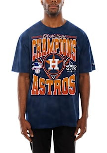 New Era Houston Astros Navy Blue Sports Classic Short Sleeve T Shirt