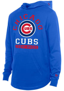 New Era Chicago Cubs Mens Blue Leisure Long Sleeve Hoodie