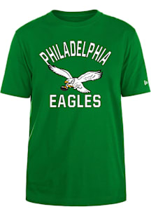 New Era Philadelphia Eagles Kelly Green Retro Heart And Soul Short Sleeve T Shirt