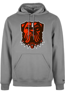 New Era Cleveland Browns Mens Grey Alternate Logo Long Sleeve Hoodie