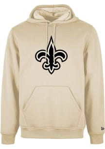 New Era New Orleans Saints Mens Oatmeal Primary Long Sleeve Hoodie