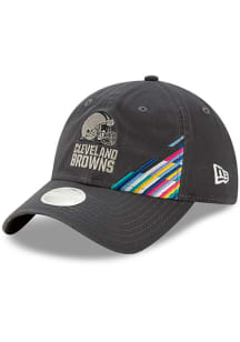 New Era Cleveland Browns Graphite 2019 Crucial Catch 9TWENTY Womens Adjustable Hat