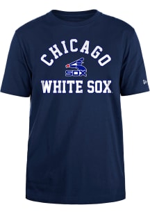 New Era Chicago White Sox Navy Blue Coop Heart And Soul Short Sleeve T Shirt