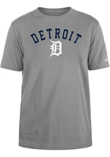 New Era Detroit Tigers Grey City Arch Name Short Sleeve T Shirt