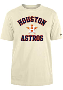 New Era Houston Astros White Heart And Soul Short Sleeve T Shirt