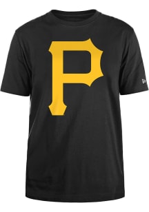 New Era Pittsburgh Pirates Black Primary Short Sleeve T Shirt