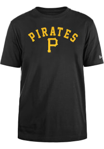 New Era Pittsburgh Pirates Black Arch Name Short Sleeve T Shirt