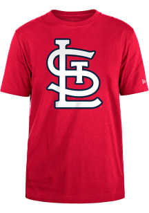 New Era St Louis Cardinals Red Primary Short Sleeve T Shirt