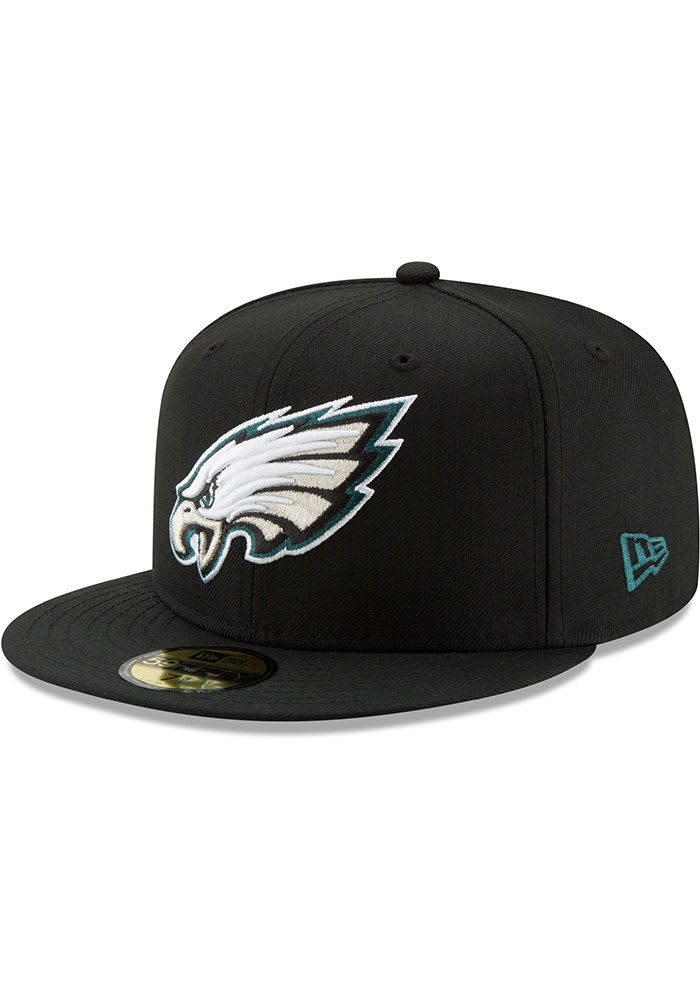 New Era Philadelphia Eagles Black Crimson Collection 59Fifty Fitted Cap