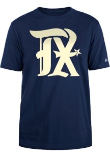 New Era Texas Rangers Navy Blue City Connect Primary Short Sleeve T Shirt