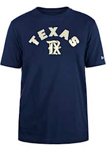 New Era Texas Rangers Navy Blue City Connect Arch Name Short Sleeve T Shirt