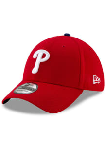 New Era Philadelphia Phillies Mens Red Game Team Classic 39THIRTY Flex Hat
