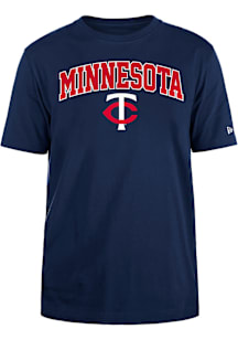 New Era Minnesota Twins Navy Blue Arch Name Short Sleeve T Shirt
