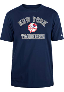 New Era New York Yankees Navy Blue Heart And Soul Short Sleeve T Shirt