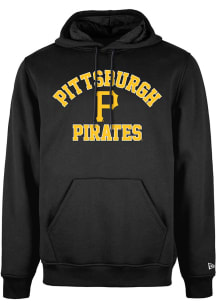 New Era Pittsburgh Pirates Mens Black Heart And Soul Long Sleeve Hoodie