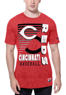 New Era Cincinnati Reds Red Throwback Mineral Wash Short Sleeve Fashion T Shirt