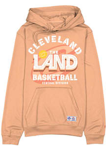 New Era Cleveland Cavaliers Mens Pink City Edition Long Sleeve Hoodie