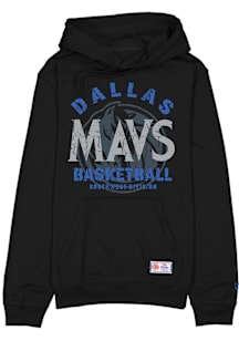 New Era Dallas Mavericks Mens Black City Edition Long Sleeve Hoodie
