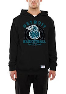 New Era Detroit Pistons Mens Black City Edition Long Sleeve Hoodie