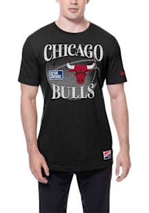 New Era Chicago Bulls Red Throwback Short Sleeve T Shirt