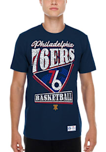 New Era Philadelphia 76ers Navy Blue City Edition Short Sleeve T Shirt