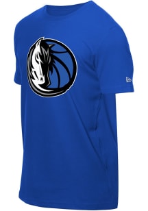 New Era Dallas Mavericks Blue Primary Team Logo Short Sleeve T Shirt