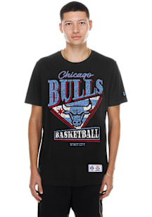 New Era Chicago Bulls Black City Edition Short Sleeve T Shirt