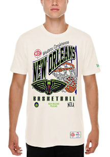 New Era New Orleans Pelicans White City Edition Short Sleeve Fashion T Shirt