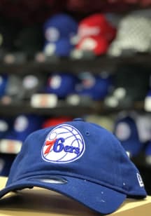 New Era Philadelphia 76ers 9TWENTY Adjustable Hat - Blue
