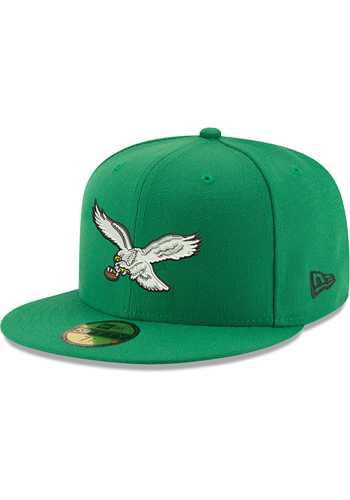 New Era Philadelphia Eagles Mens Kelly Green Basic 59FIFTY Fitted Hat