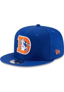 New Era Denver Broncos Blue Basic 9FIFTY Mens Snapback Hat