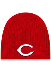 New Era Cincinnati Reds Mini Fan Baby Knit Hat - Red