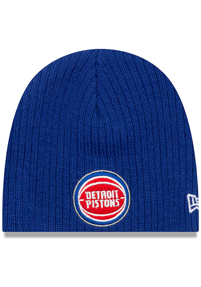 New Era Detroit Pistons Mini Fan Baby Knit Hat - Blue