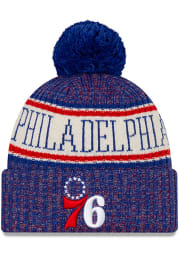 New Era Philadelphia 76ers Blue NE18 Sport Mens Knit Hat