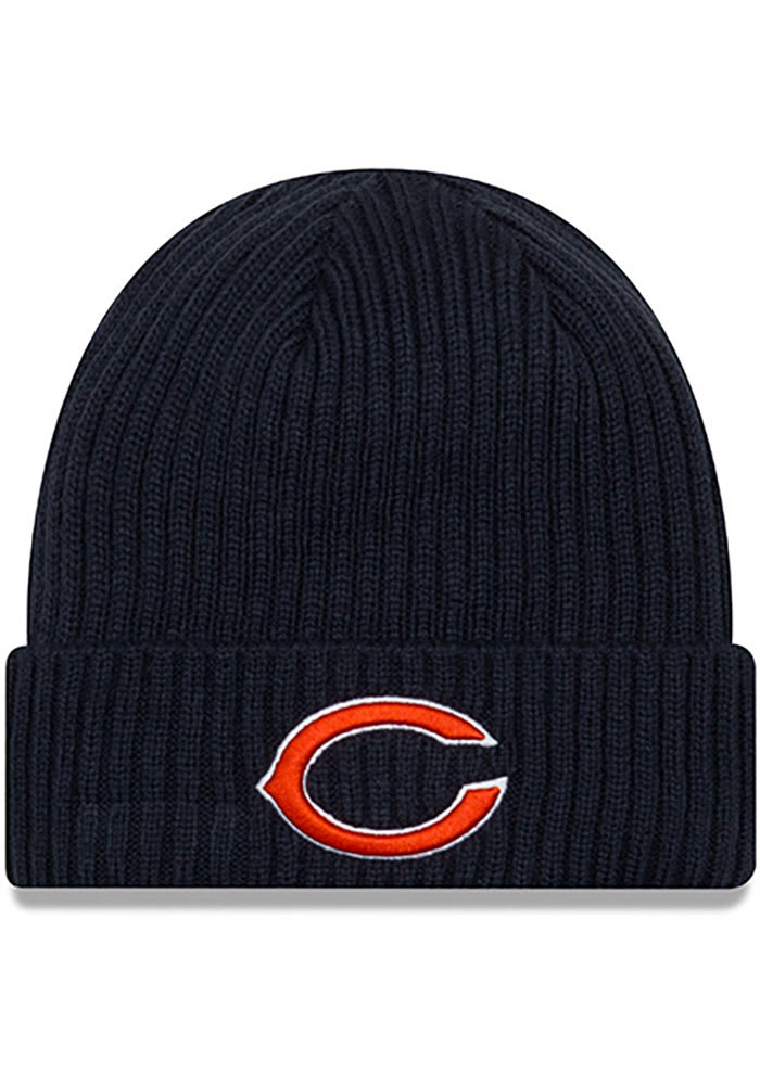 New Era Chicago Bears Navy Blue JR Core Classic Youth Knit Hat