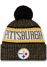 New Era Pittsburgh Steelers Black NE18 Sport Mens Knit Hat