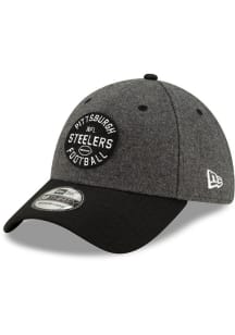 New Era Pittsburgh Steelers Grey JR 2019 Official Sideline Home 39THIRTY Youth Flex Hat